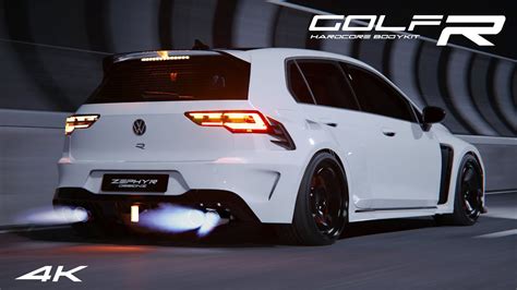 VW GOLF 8 R 2023 HARDCORE Bodykit Concept Zephyr Designz YouTube