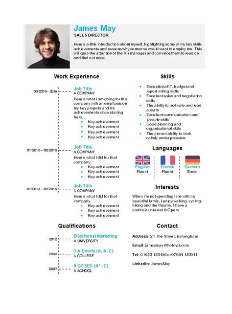 Free Timeline CV Resume Template in Microsoft Word (DOCX) Format ...