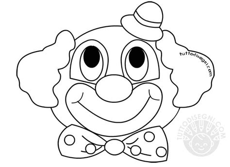 Pagliaccio Tuttodisegni Carnevale Stampare Karneval Clowns Fasching