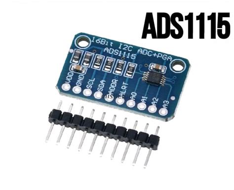 ADS1115 16 Bit I2C Module ADC 4 Channel With Pro Gain Amplifier Indomaker