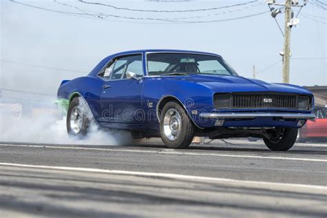 Camaro Burnout At The Starting Line Editorial Photo Image Of Front