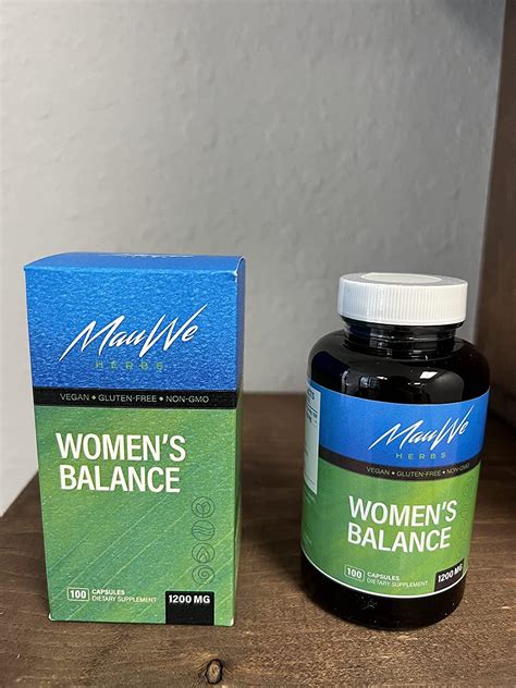 Womens Balance Herbal Supplement Natural Vitex Dong Quai Maca Rhodiola Ashwagandha Motherwort