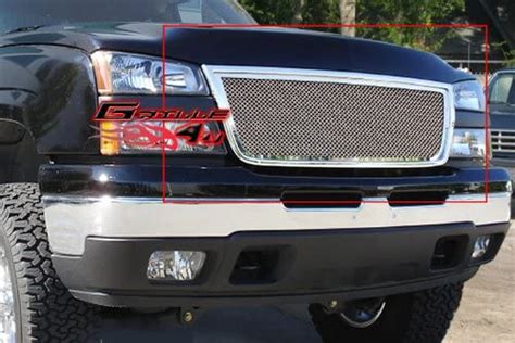 Aps Premium Stainless Steel Chrome Mesh Grille Insert Compatible With Chevy