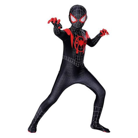 Disfraz Spiderman Miles Morales Ni O Spidey Man