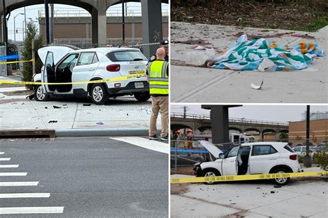 New York Post On Twitter Teen Killed At Nyc Beach Bus Stop After Car Jumps Curb Driver In