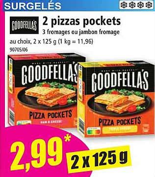 Promo Goodfella S 2 Pizzas Pockets Chez Norma ICatalogue Fr