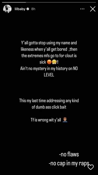 Lil Baby Responds After Alleged Gay Sex Tape Goes Viral Photo