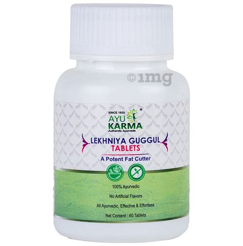 Ayukarma Lekhniya Guggul Tablet Buy Bottle Of 60 0 Tablets At Best