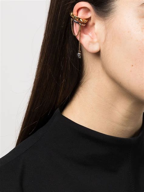 Alexander Mcqueen Punk Stud Ear Cuff Farfetch