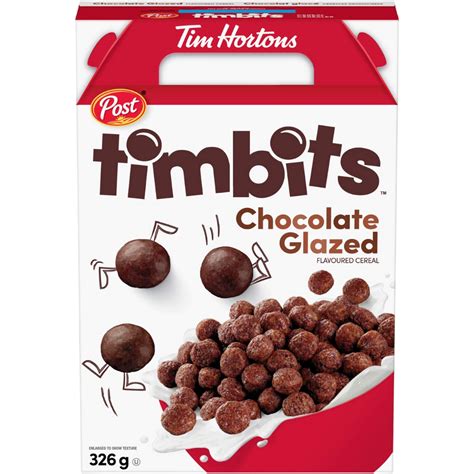 Post Tim Hortons Timbits Chocolate Glazed Cereal Canada 115oz 32