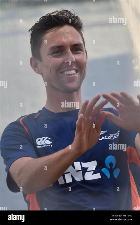 Auckland New Zealand 20th Mar 2018 Trent Boult Of Blackcaps During