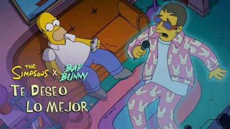 The Simpsons X Bad Bunny Te Deseo Lo Mejor 2021 DisneyPlus Aanbod