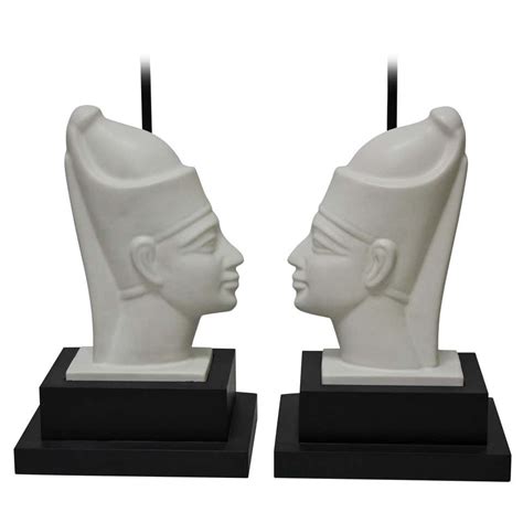 Custom Ceramic Egyptian Lamps At 1stdibs