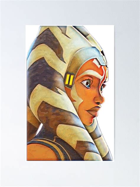 Ahsoka Tano ~ Clone Wars Season 7 Poster By Lotr Fan Redbubble