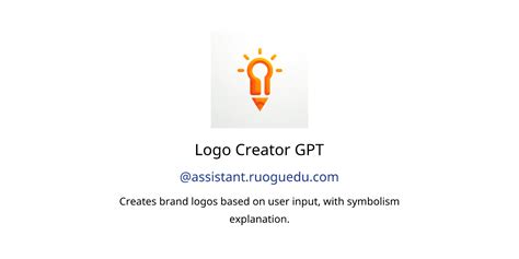 Logo Creator GPT GPTs features and functions, examples and prompts ...