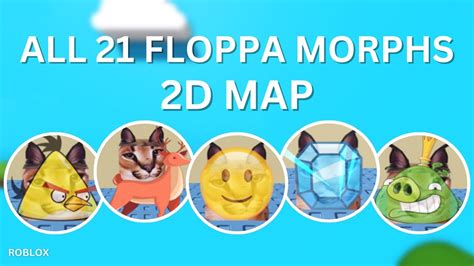 How To Find All 21 New Floppa Morphs In 2D Map Roblox Find The Floppa