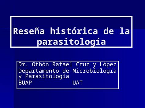 Pptx Rese A Hist Rica De La Parasitolog A Pdfslide Net