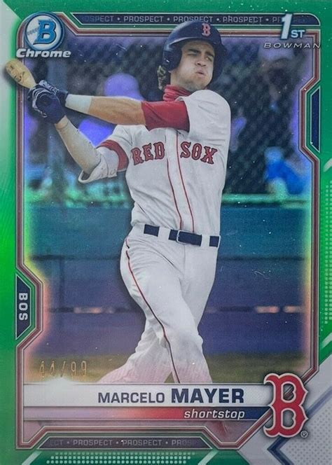 Marcelo Mayer Bowman Draft Bdc Chrome Green Refractor