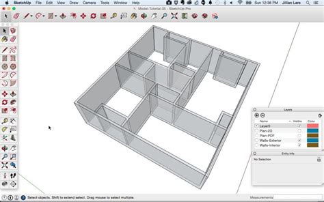 Draw Floor Plans Google Sketchup Google Sketchup Floor Plans Bodewasude