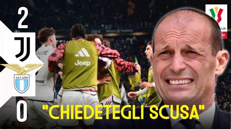 CHIESA PARLA DA JUVENTINO CHIEDETE SCUSA AD ALLEGRI FATE RIDERE