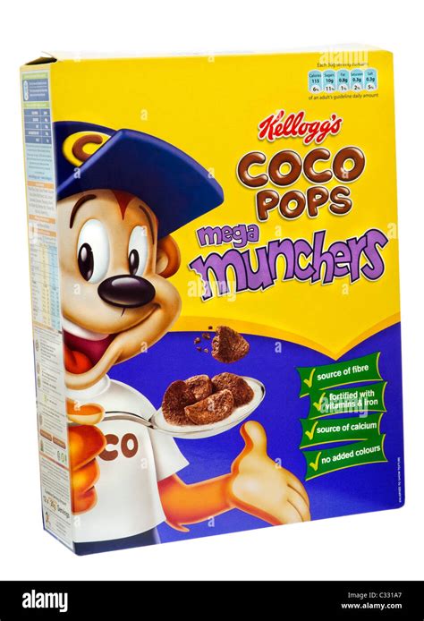 Box of Coco Pops Mega Munchers Breakfast Cereal Stock Photo - Alamy