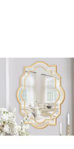 Amazon Chende Wall Mirror For Decor 36 X 24 Octagonal