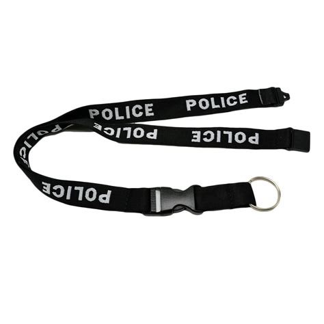 Police Lanyard Cop Law Enforcement Officer Key Card Id Holder Key Ring