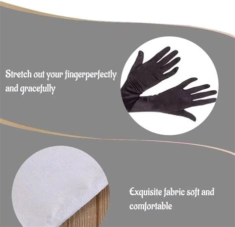 Women Fashion Long Satin Finger Gloves Sun Proof Opera Dancing Dance Gloves Party Elastic