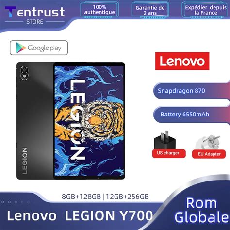 Global Rom Lenovo Legion Y700 Gaming Tablet Legion 2022 88 Inch Snapdragon 870 6550mah 45w