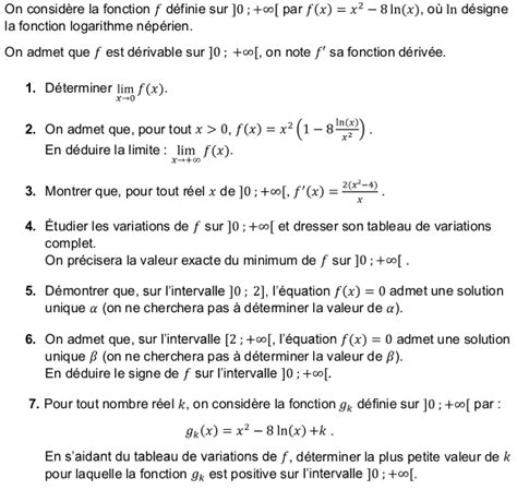 Bac G N Ral Sp Cialit Maths M Tropole Jour