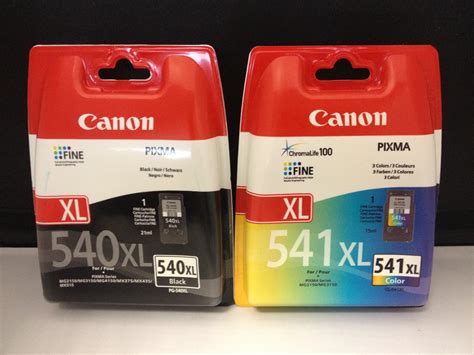 Canon Lot De Cartouches D Encre Xl Pour Canon Pixma Mg Noir