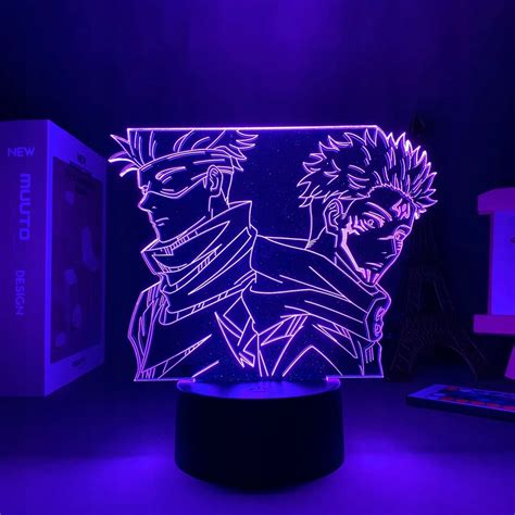 Manga Jujutsu Kaisen Gojo Satoru Rysunek D Lampa Led Lampka Nocna Yuji