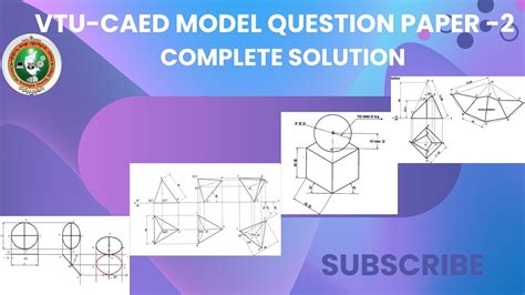 Vtu Caed Model Question Paper Complete Solution Bcedk Youtube