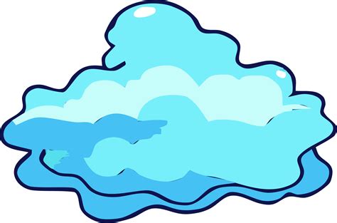 Blue cloud png graphic clipart design 24586417 PNG