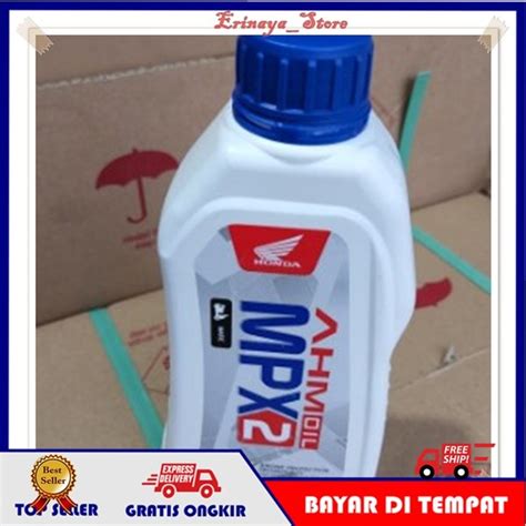 Jual Original Oli Mpx Oil Mesin Mpx Honda Ahm Ml Kemasan Baru