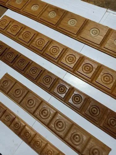 Teak Wood Molding Brown Wooden Moulding For Interior Decoration At Rs