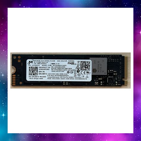 512 Gb Ssd เอสเอสดี Micron 2210 Gen3x4 Pcienvme M2 2280