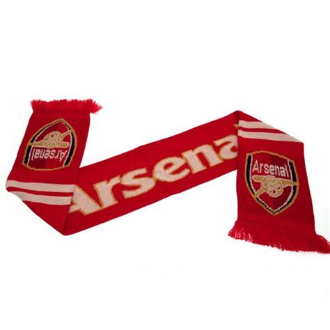 Arsenal FC Crest Scarf - EverythingEnglish