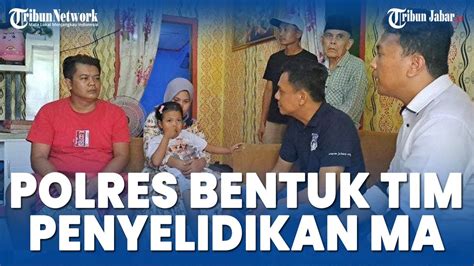 Polres Sukabumi Datangi Keluarga MA Bentuk Tim Penyelidikan Kematian