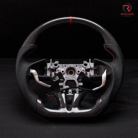 Real Carbon Fiber Flat Customized Sport Universal Steering Wheel