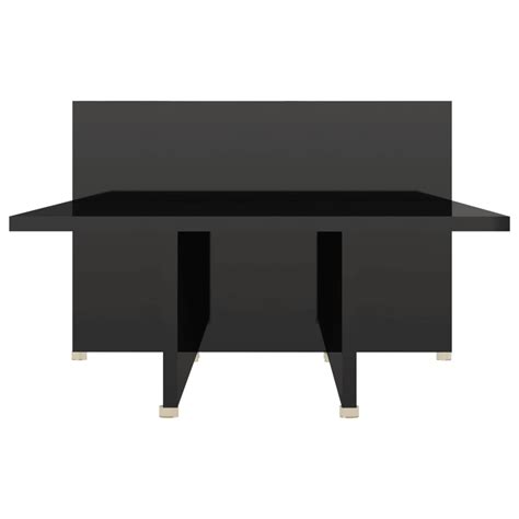 Dilwe Table Basse Noir Brillant X X Cm Agglom R Cdiscount