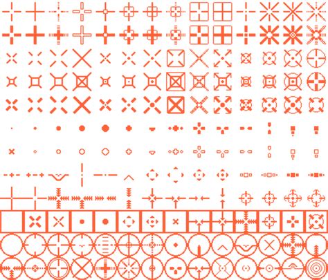 160 Cursors Crosshairs Pack 32x32 By Kabgames