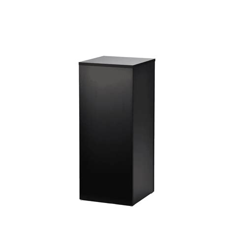 Black Plinth Hire 70cm Medium Display Flowers And Decors