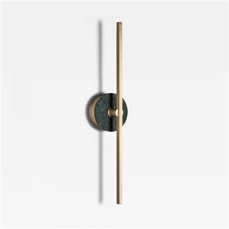 Matlight Milano Essential Italian Wall Sconce Stick Brass And