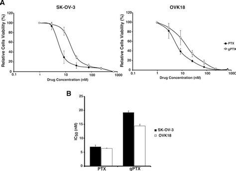 SK OV 3 Cells And OVK18 Cells Sensitive To Paclitaxel And Glycosylated