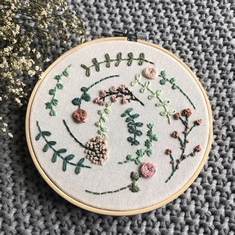 Embroidery Art Floral Embroidery Hoop Art Etsy Uk Embroidery Hoop