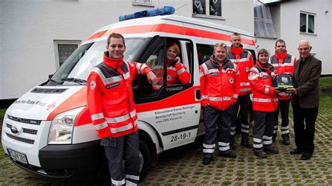 Drk Bereitschaft Naumburg Freut Sich Ber Einen Neuen Defibrillator