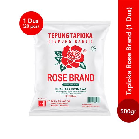 Jual Paket Tepung Tapioka Rose Brand Gram Dus Shopee Indonesia