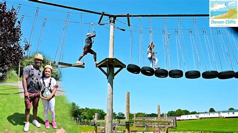 Aerial Adventure Ropes Course At Haven Devon Cliffs Holiday Park Youtube