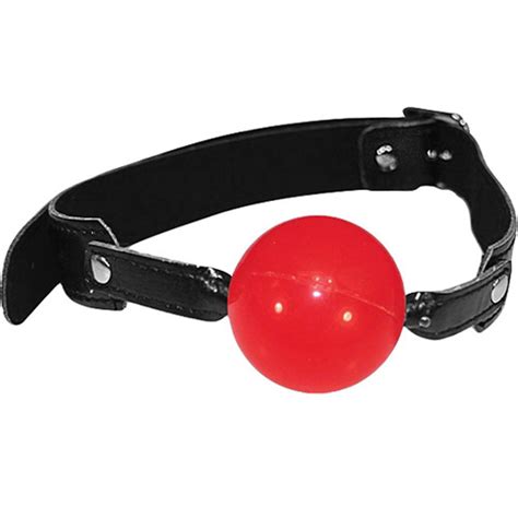 Sex And Mischief Solid Red Ball Gag Red Dearlady Us